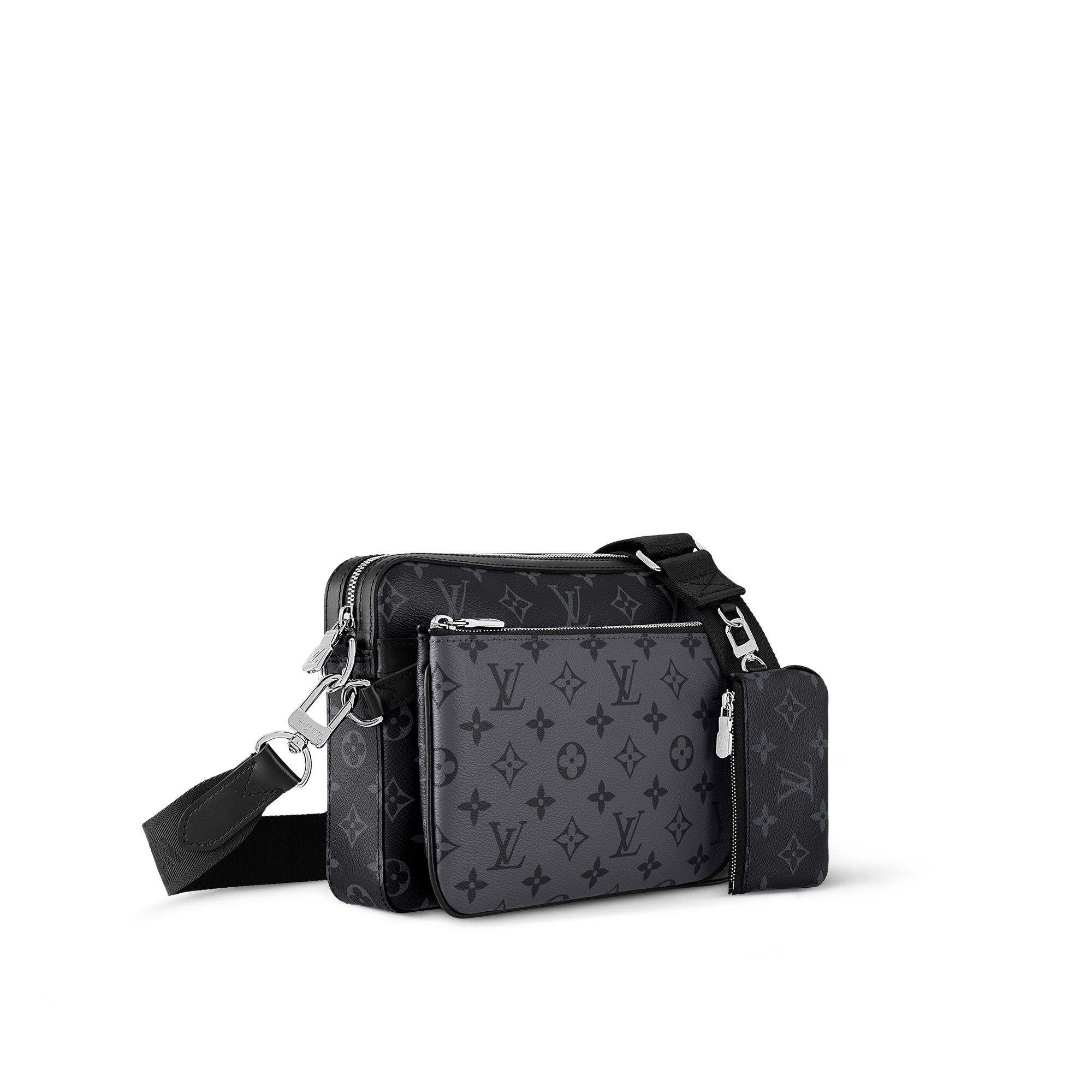 Trio Messenger Monogram Eclipse Canvas Taschen M69443 LOUIS VUITTON